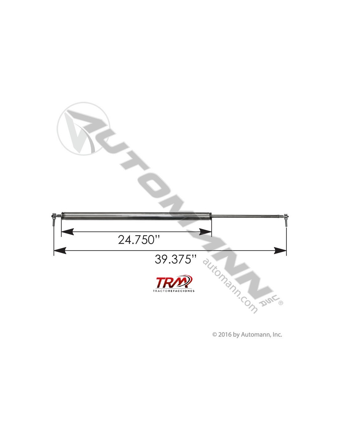 AMORTIGUADOR DE COFRE T660 IZQ. MSS-1046-00000-001