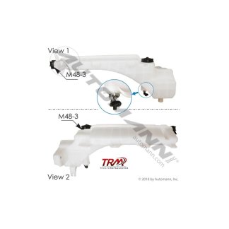 DEPOSITO DE REFRIGERANTE VOLVO VNL 2008-Up 3RA GEN EGR 22564837