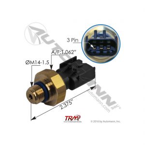 SENSOR DE PRESION DE ACEITE 4921517 CUMMINS B, C-SERIES, QSB,ISX 15, ISX 11.9, 2003-2015