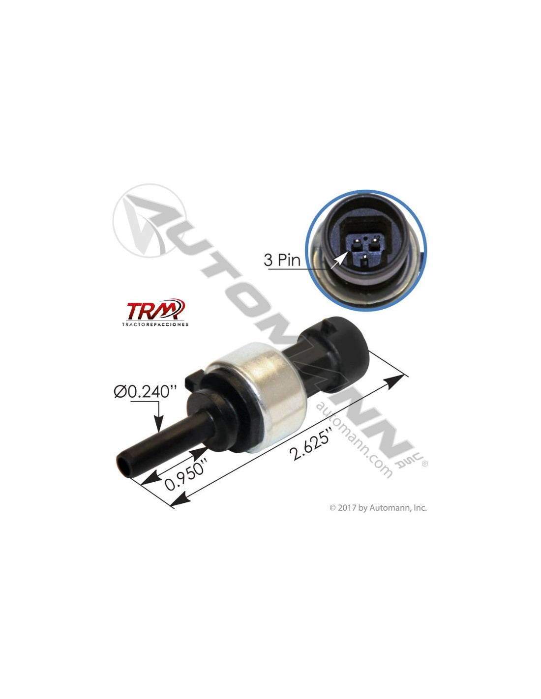 SENSOR DE PRESION DE AIRE 0/150 PSI Q21-1041