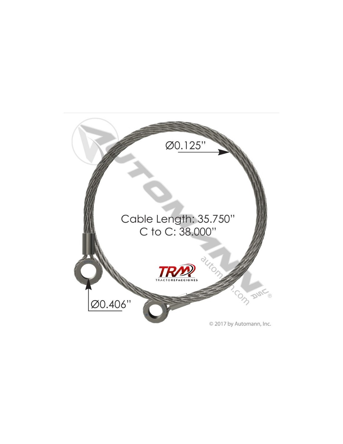 CABLE STOP DE COFRE KENWORTH