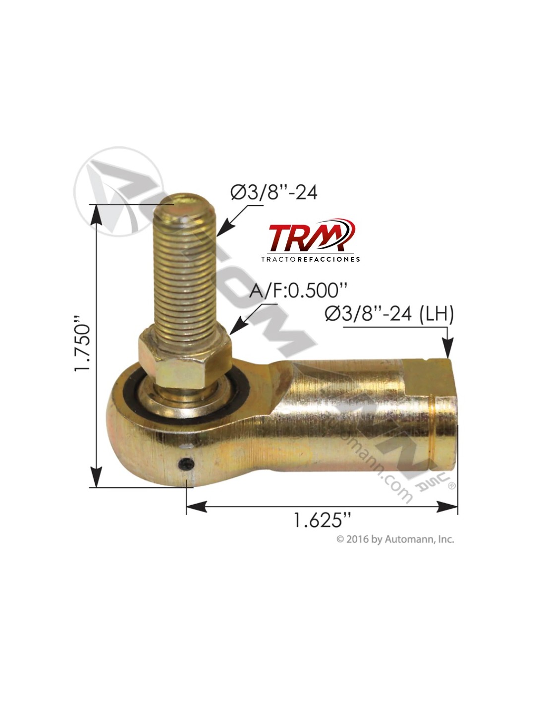 ROTULA DE CLUTCH 3/8 KENWORTH SPFL6S